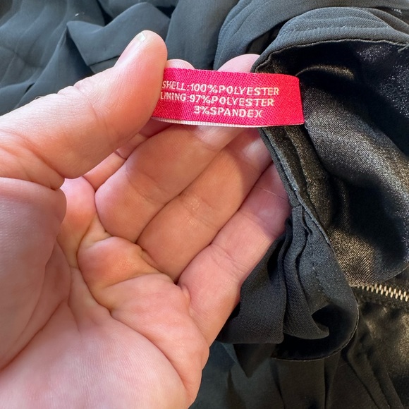 Walter By Walter Baker Black Ruched Chiffon Strapless Party Mini Dress NWT S - Picture 12 of 16